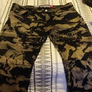 Jeans brown and black size 42